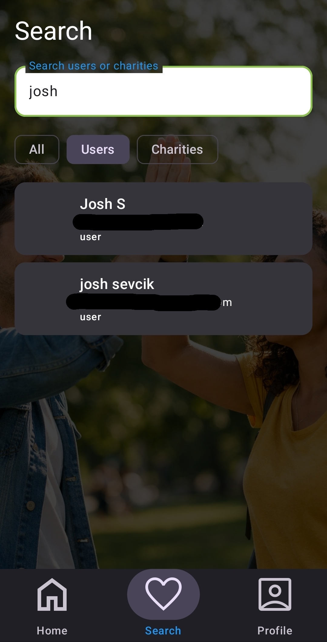 Hi5 App screenshot